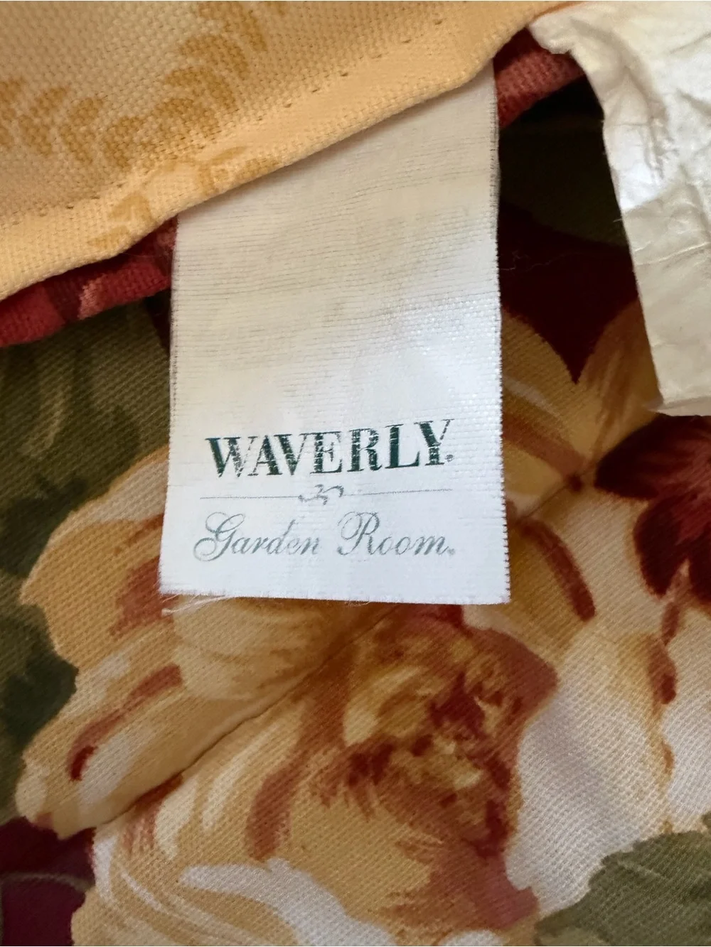 Waverly Garden Room Floral Manor Twin Comforter Burgundy Cottage Rose Bedding